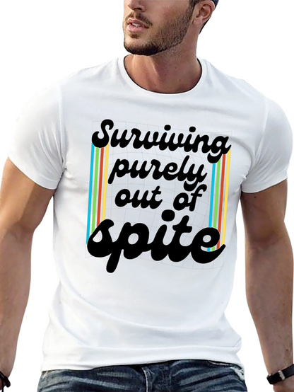 Surviving Spite T-Shirt - Black Casual Tee