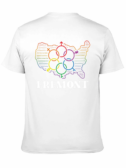 Fremont LGBTQ Pride USA Map T-Shirt
