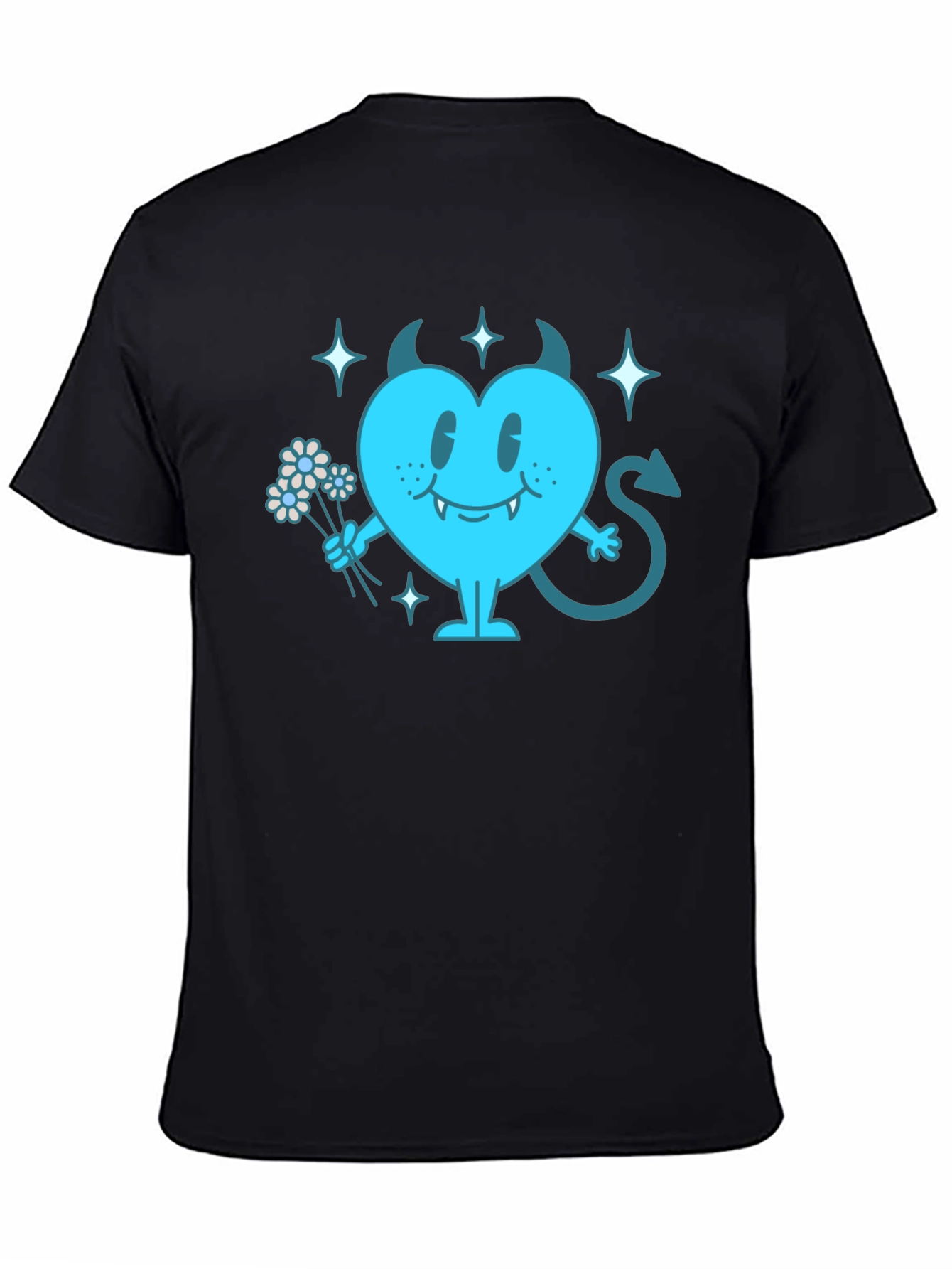 Devil Heart Graphic T-Shirt - Fun & Edgy Tee