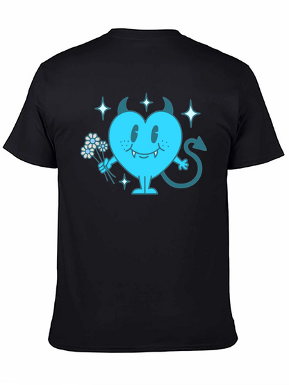 Devil Heart Graphic T-Shirt - Fun & Edgy Tee