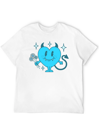 Devil Heart Graphic T-Shirt - Fun & Edgy Tee
