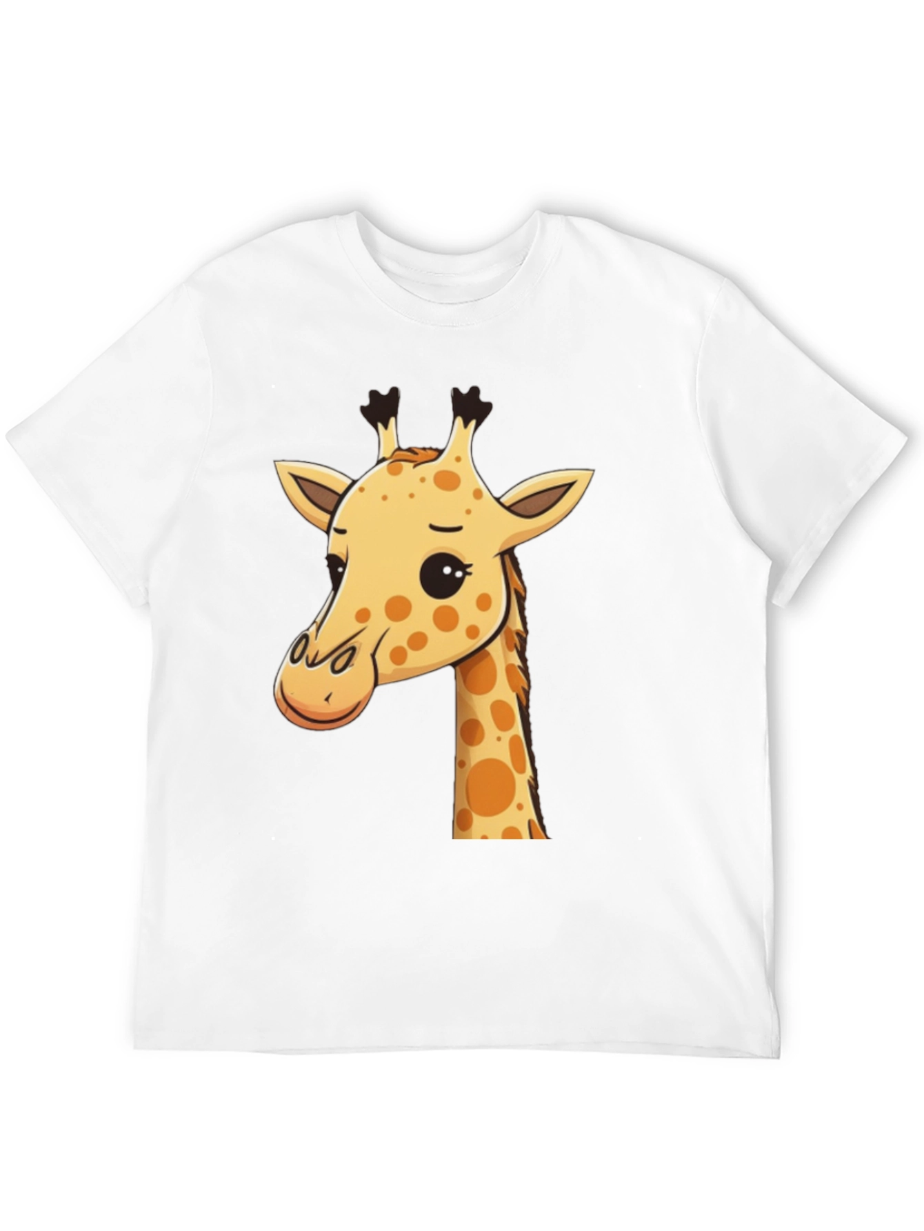 Giraffe Graphic Tee - Mens Black Crew Neck