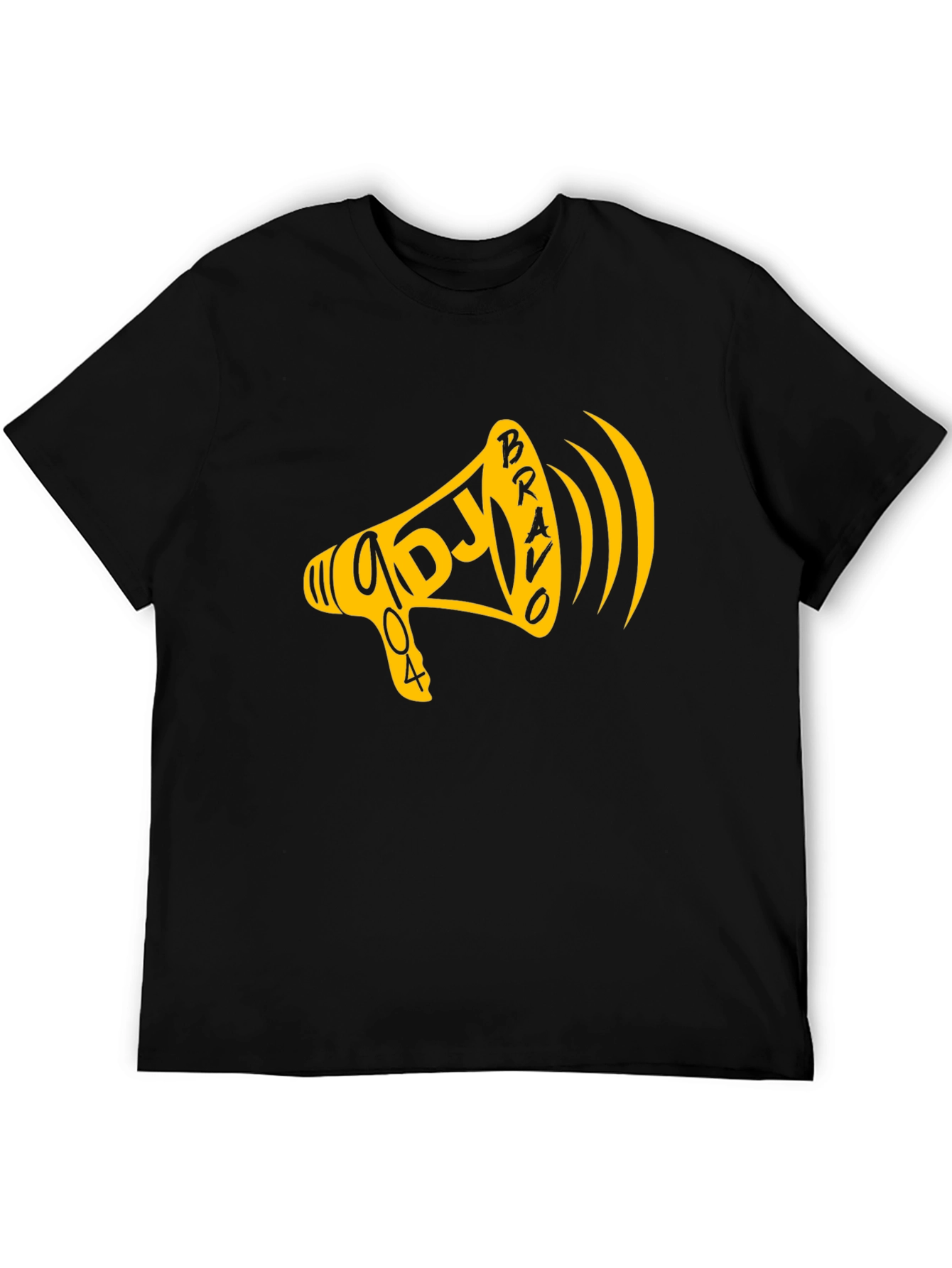 DJ Bravo 404 Graphic Black Tee