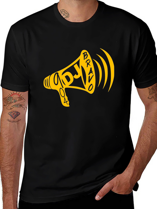 DJ Bravo 404 Graphic Black Tee