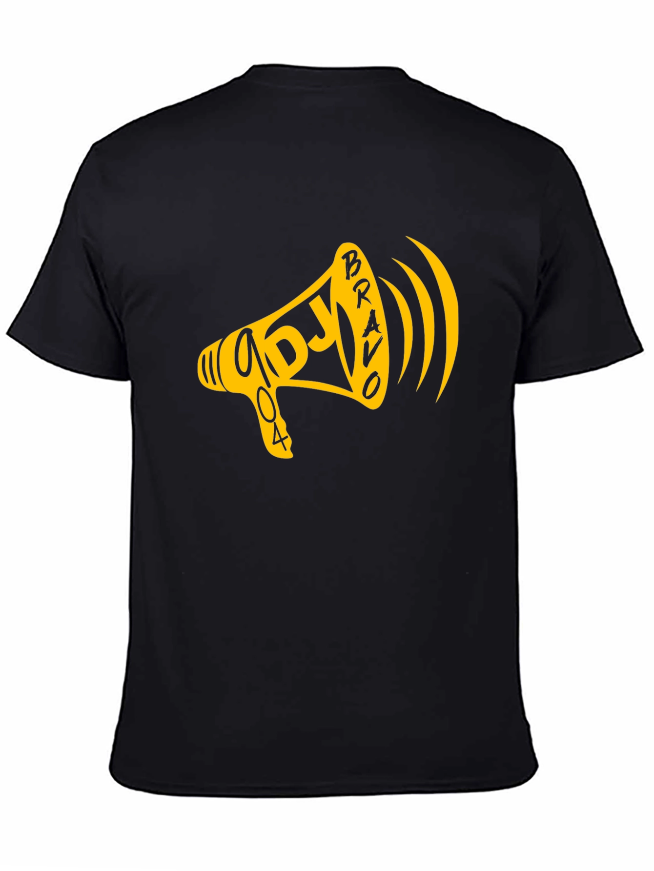 DJ Bravo 404 Graphic Black Tee