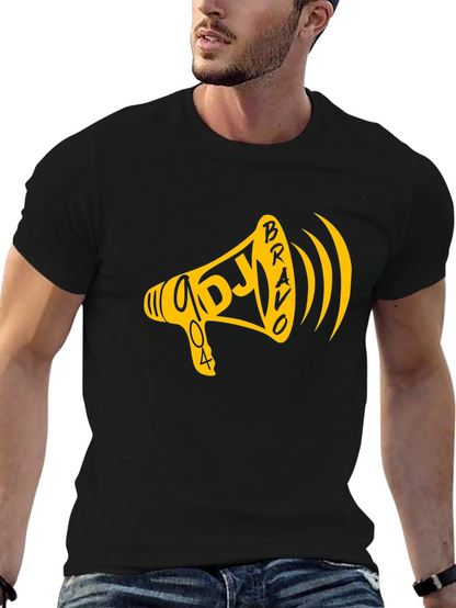 DJ Bravo 404 Graphic Black Tee
