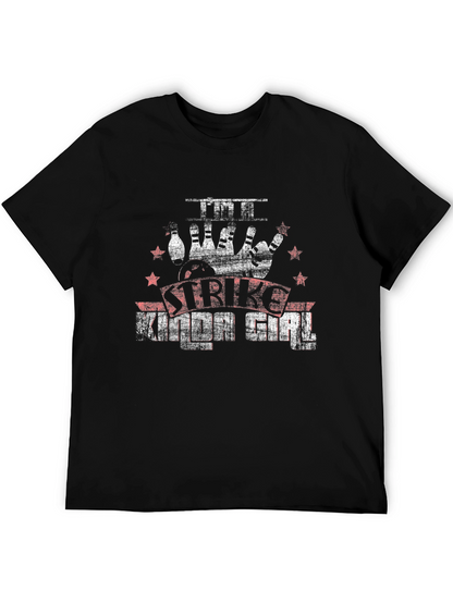 Strike Mode Girl Bowling T-Shirt