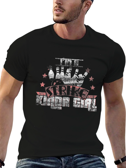 Strike Mode Girl Bowling T-Shirt