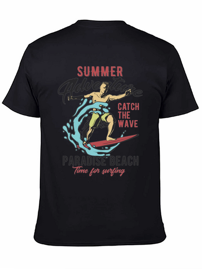 Summer Adventure Surfing Graphic Tee