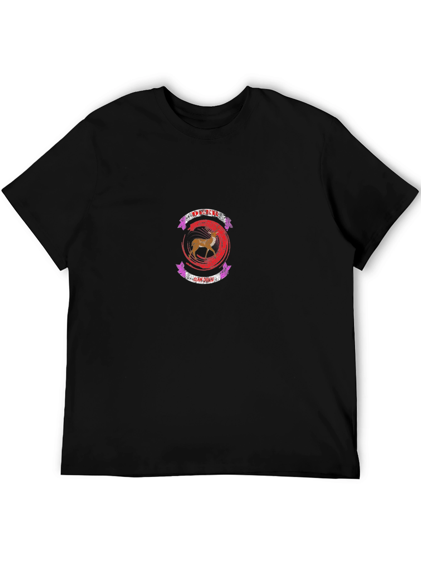 Deer Clan T-Shirt - Black