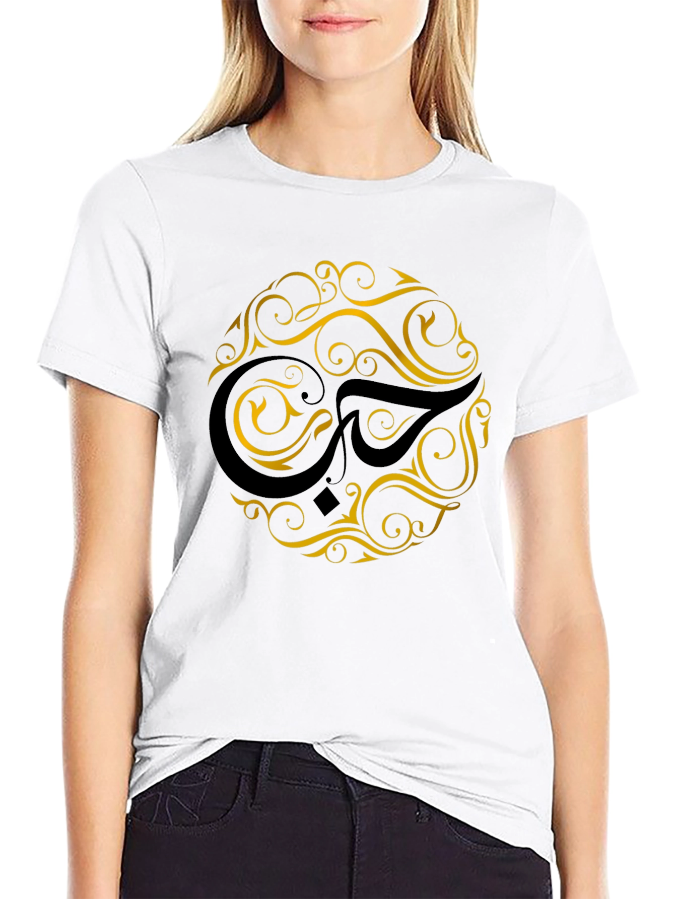 Ornate Graphic Black T-Shirt