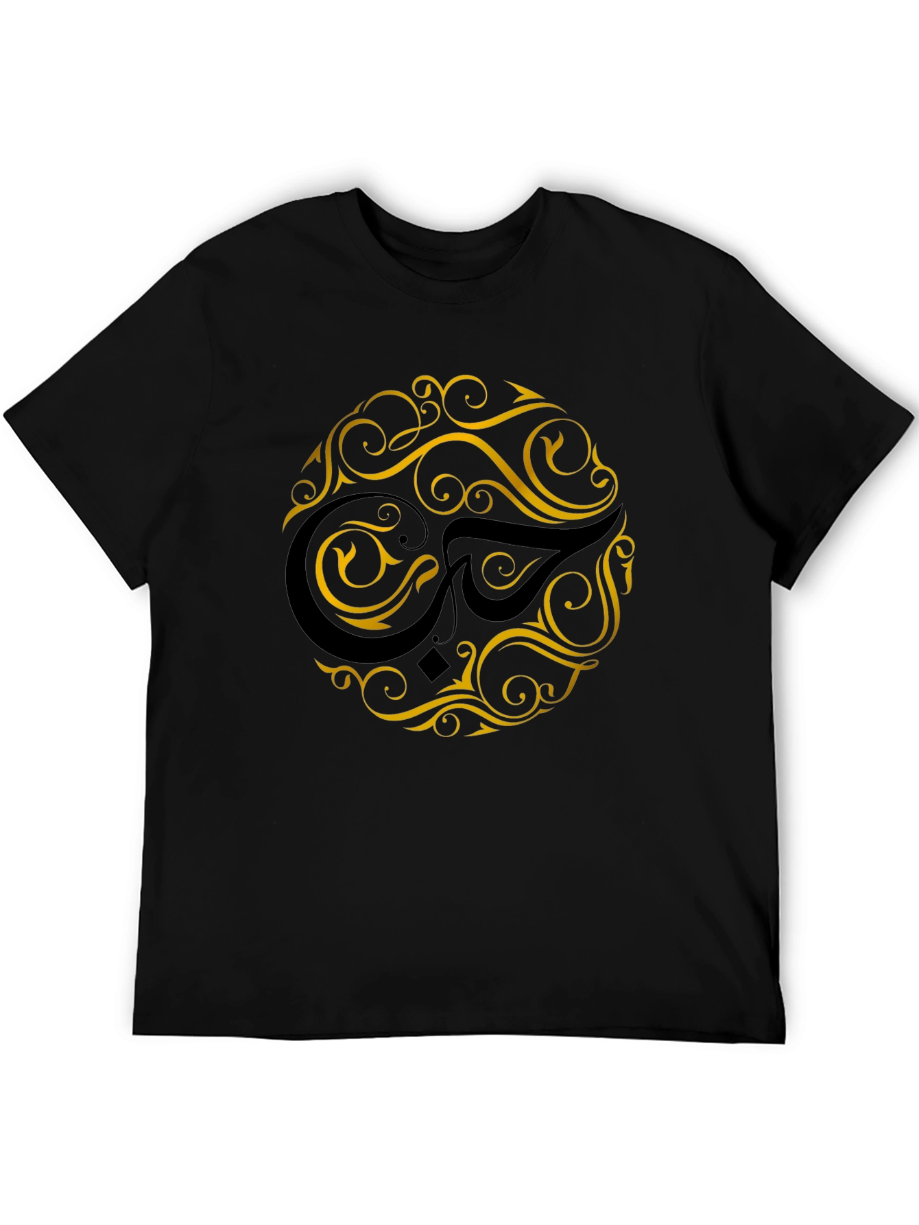 Ornate Graphic Black T-Shirt