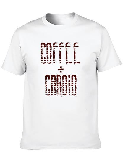 Coffee & Cardio Graphic Tee - Black