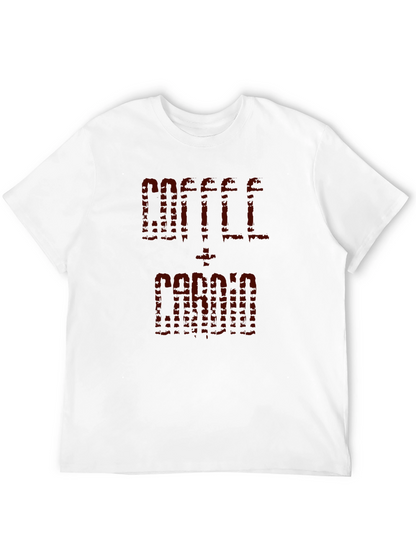 Coffee & Cardio Graphic Tee - Black
