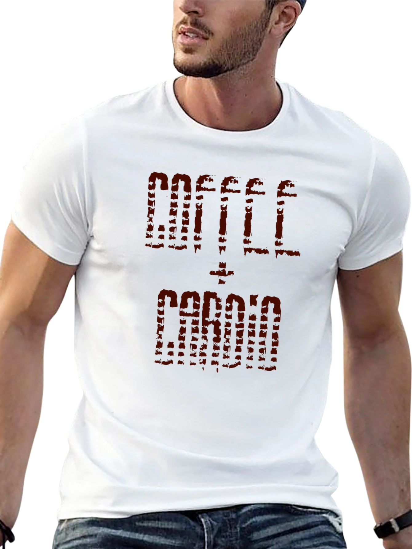 Coffee & Cardio Graphic Tee - Black