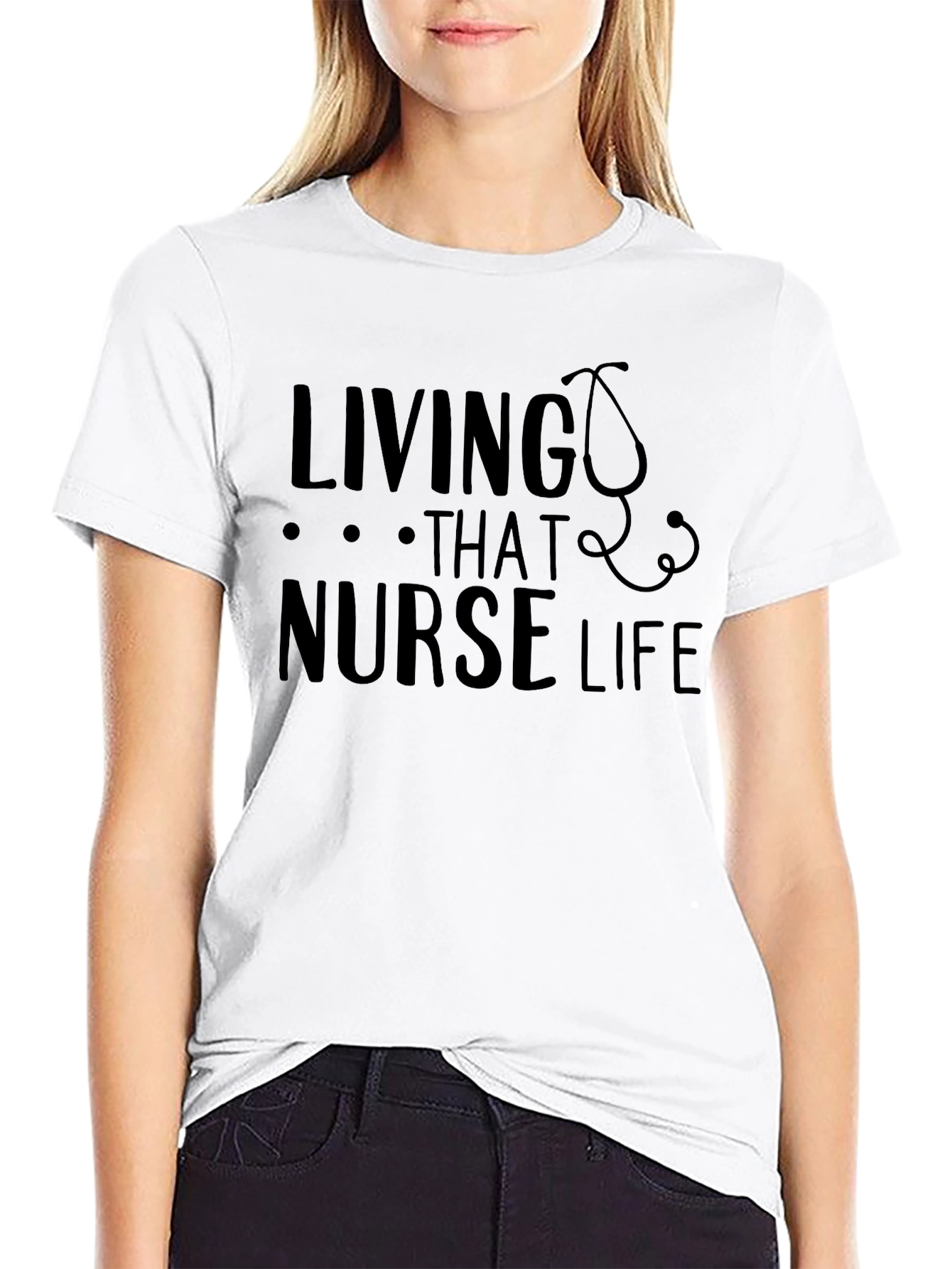 Living That Nurse Life Graphic Tee