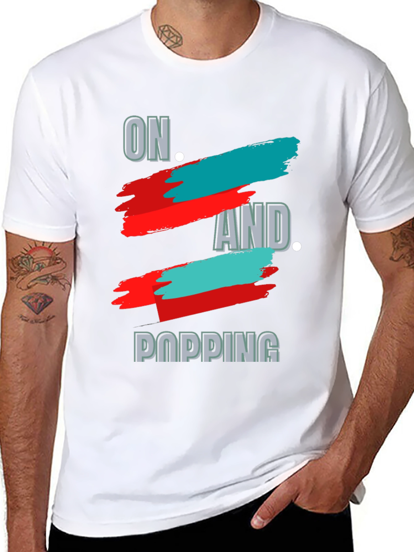 On and Popping Graphic T-Shirt