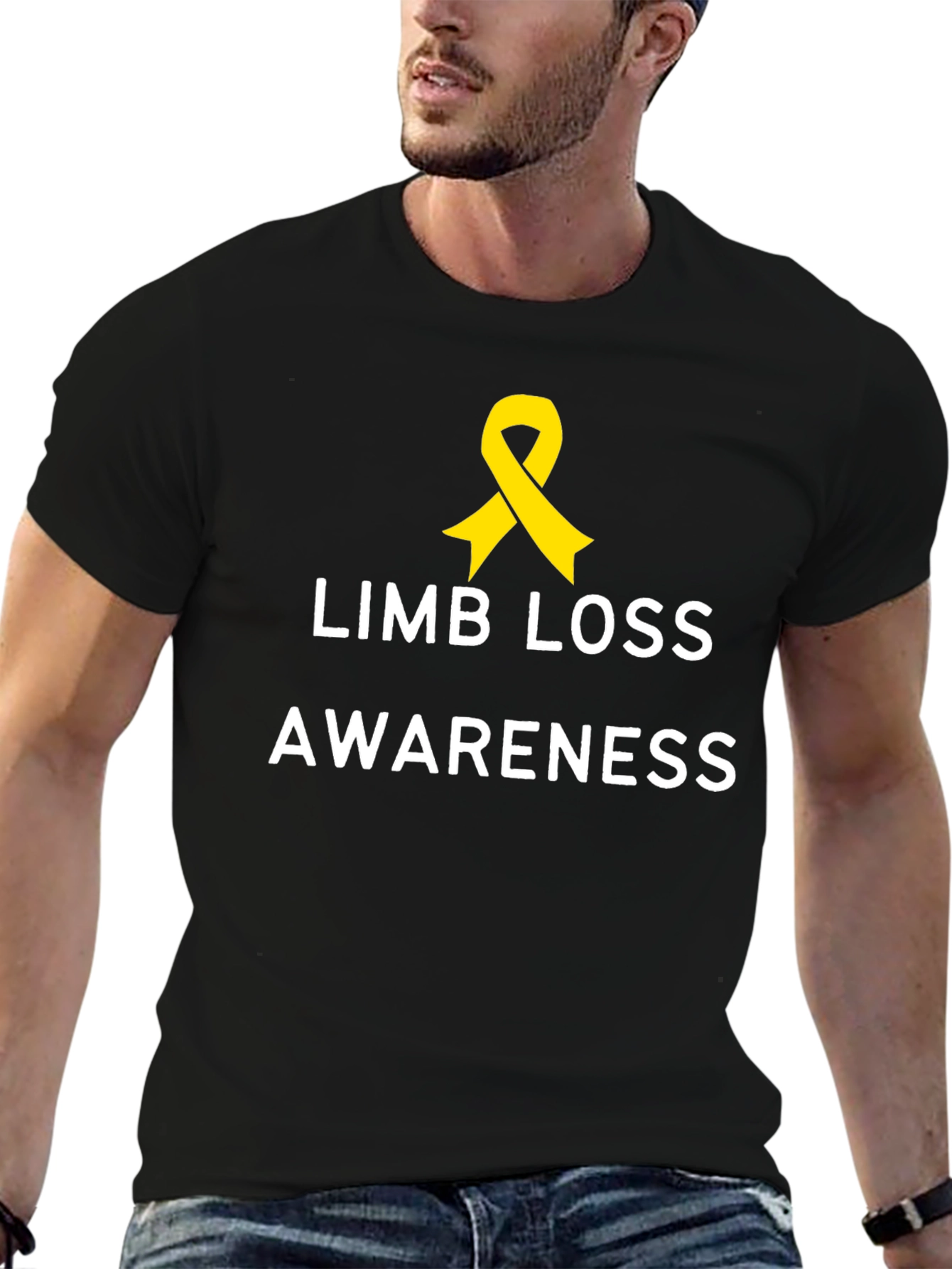 Limb Loss Awareness T-Shirt - Black