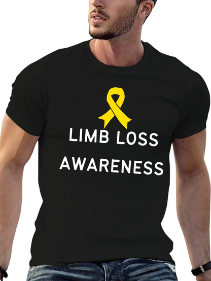 Limb Loss Awareness T-Shirt - Black