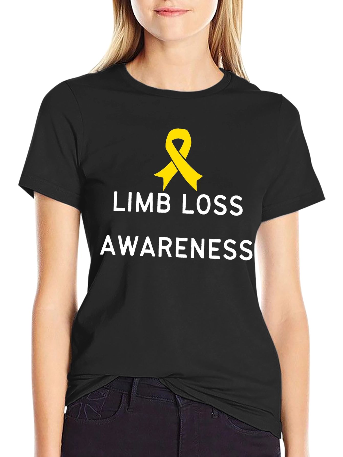 Limb Loss Awareness T-Shirt - Black