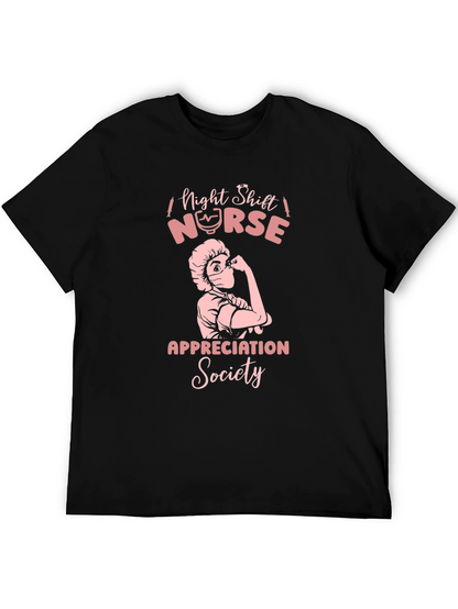 Night Shift Nurse Appreciation Society Tee