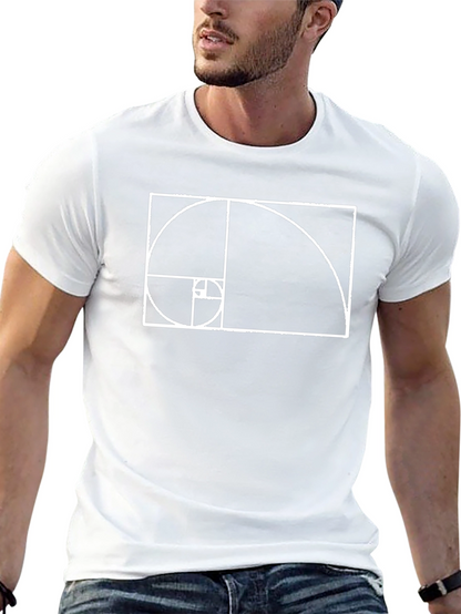 Golden Ratio T-Shirt - Fibonacci Sequence Art