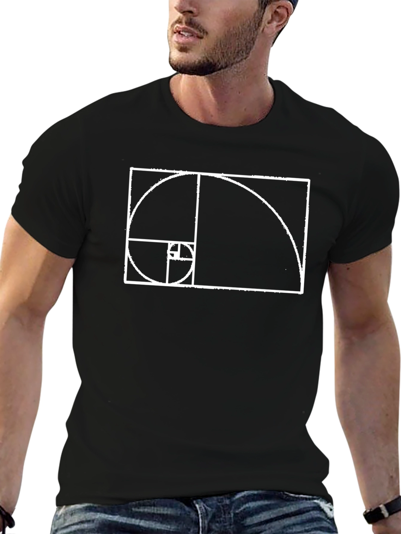 Golden Ratio T-Shirt - Fibonacci Sequence Art
