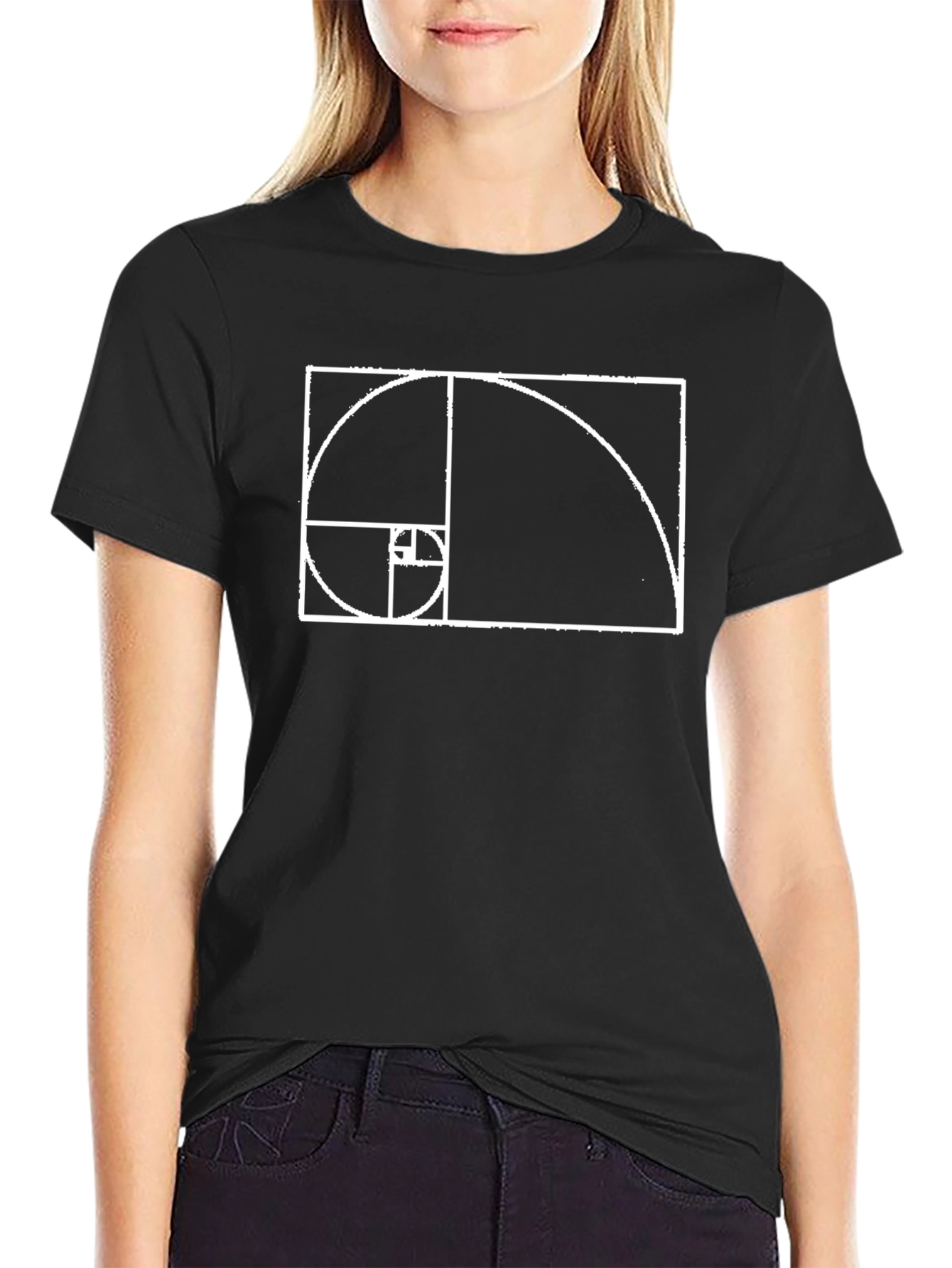 Golden Ratio T-Shirt - Fibonacci Sequence Art