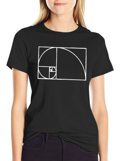 Golden Ratio T-Shirt - Fibonacci Sequence Art
