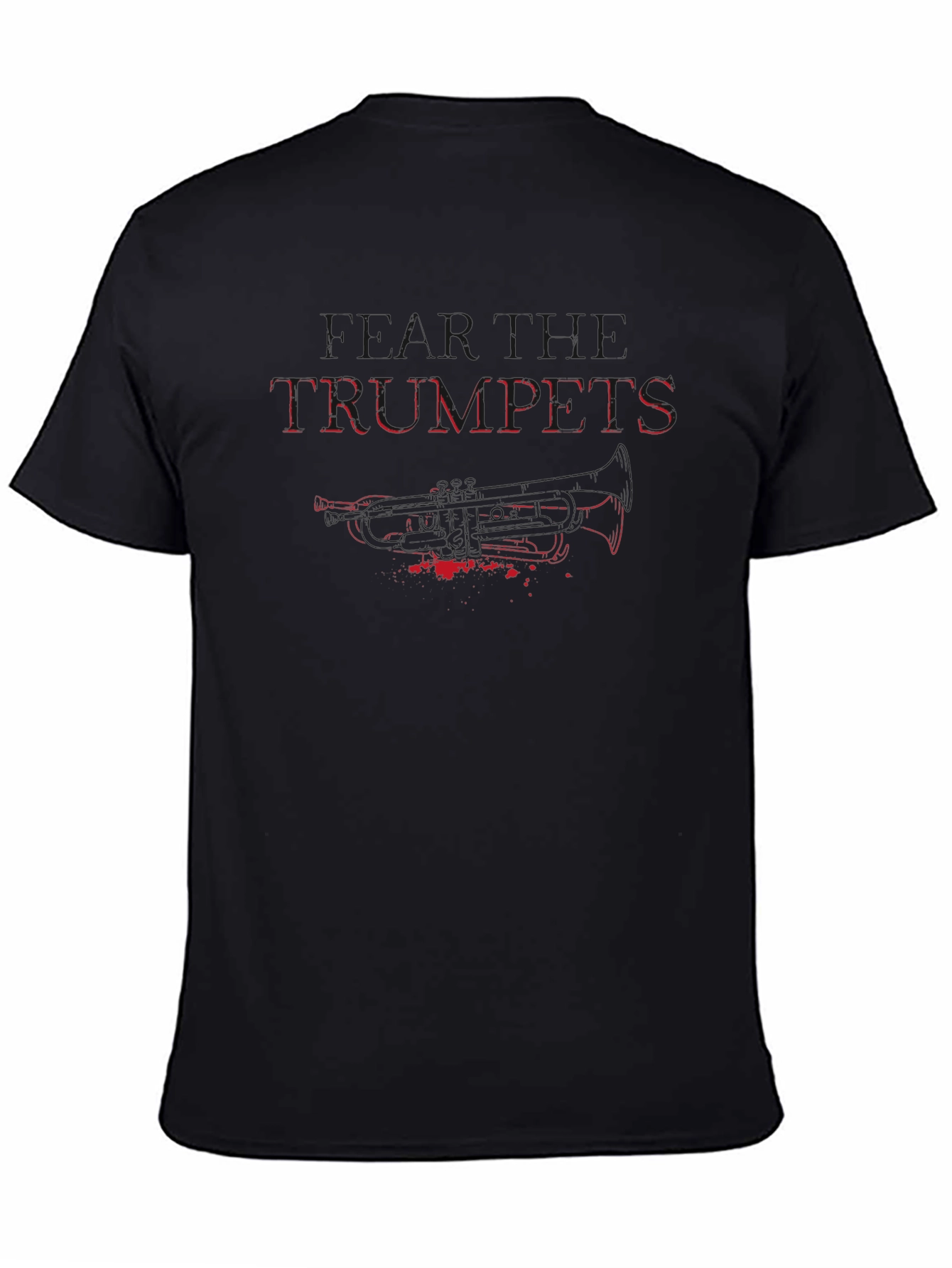 Trumpets Horror T-Shirt - Musical Instrument Tee