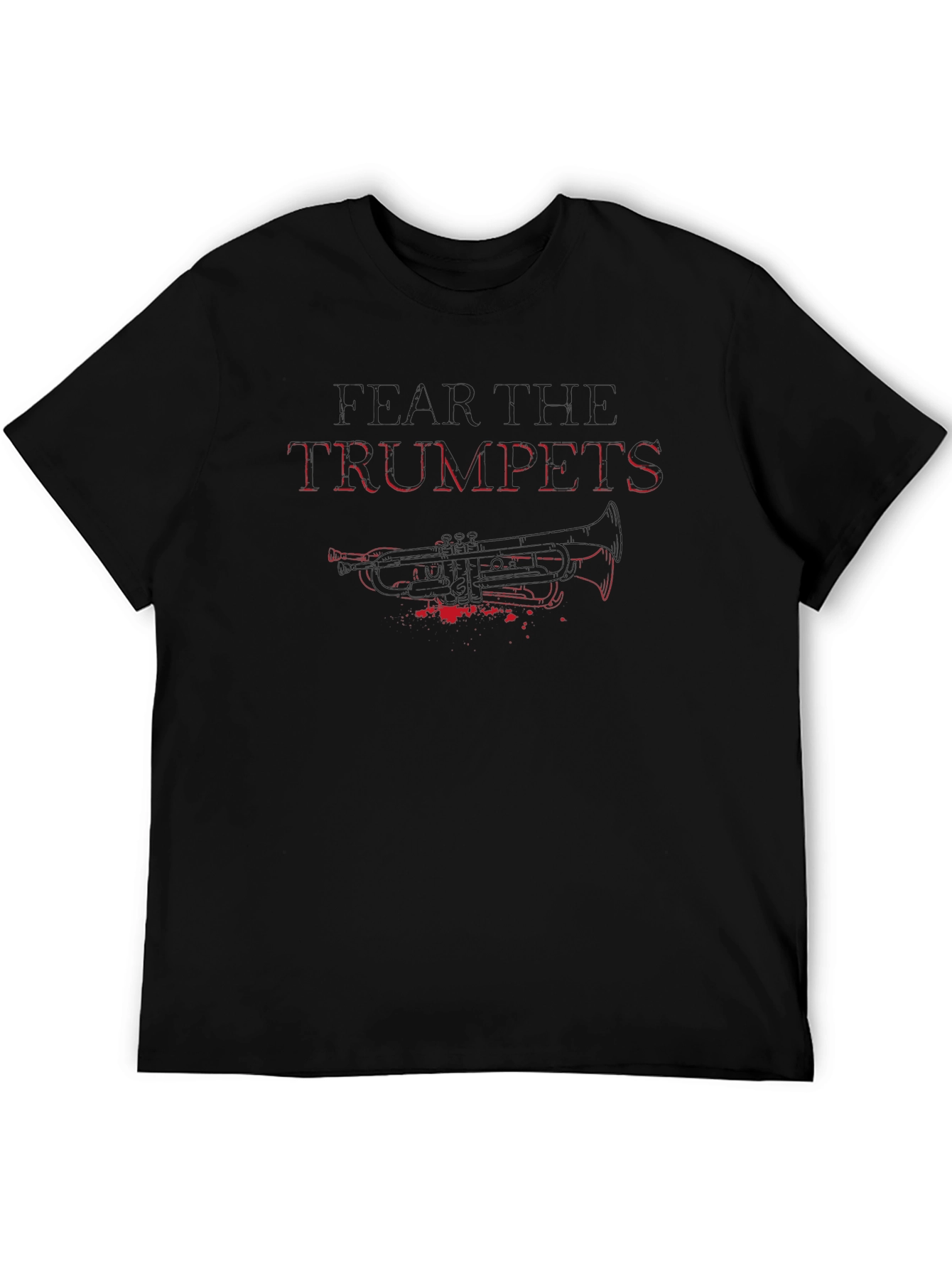 Trumpets Horror T-Shirt - Musical Instrument Tee