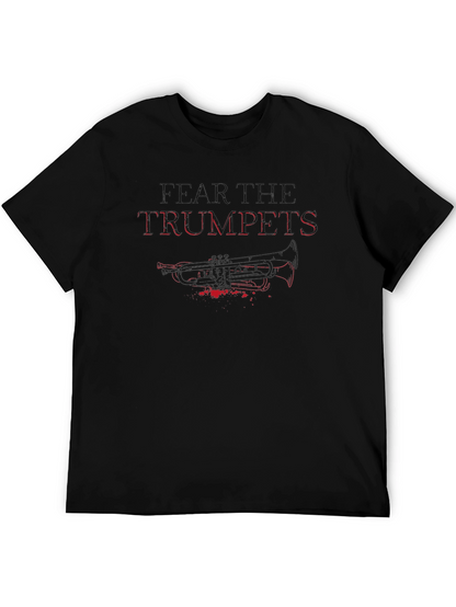 Trumpets Horror T-Shirt - Musical Instrument Tee
