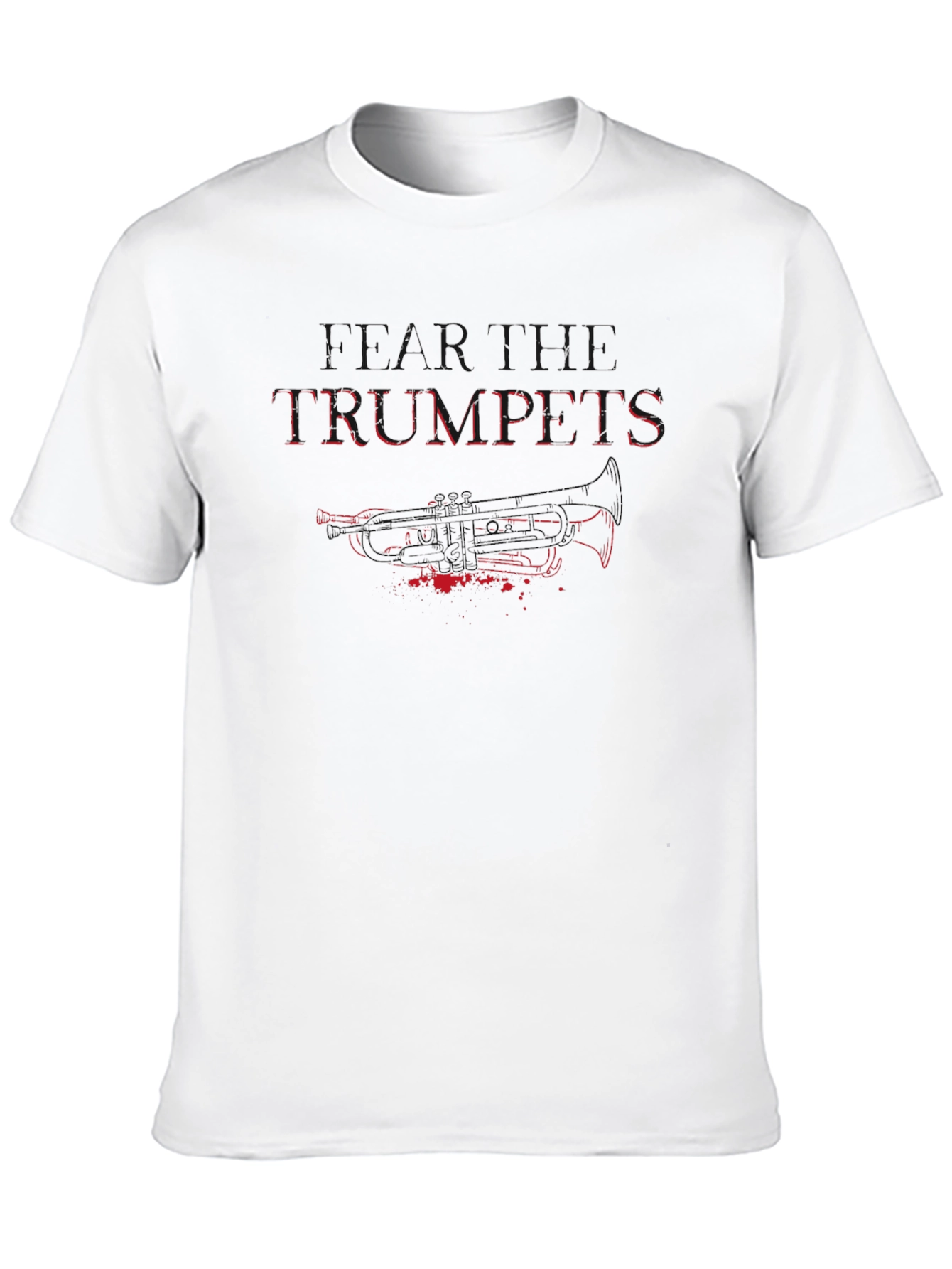 Trumpets Horror T-Shirt - Musical Instrument Tee