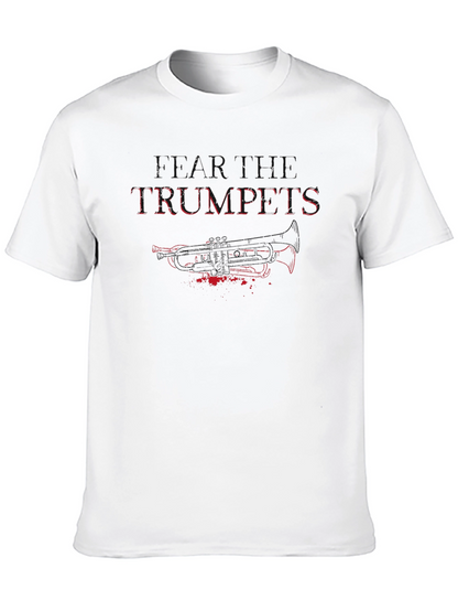 Trumpets Horror T-Shirt - Musical Instrument Tee