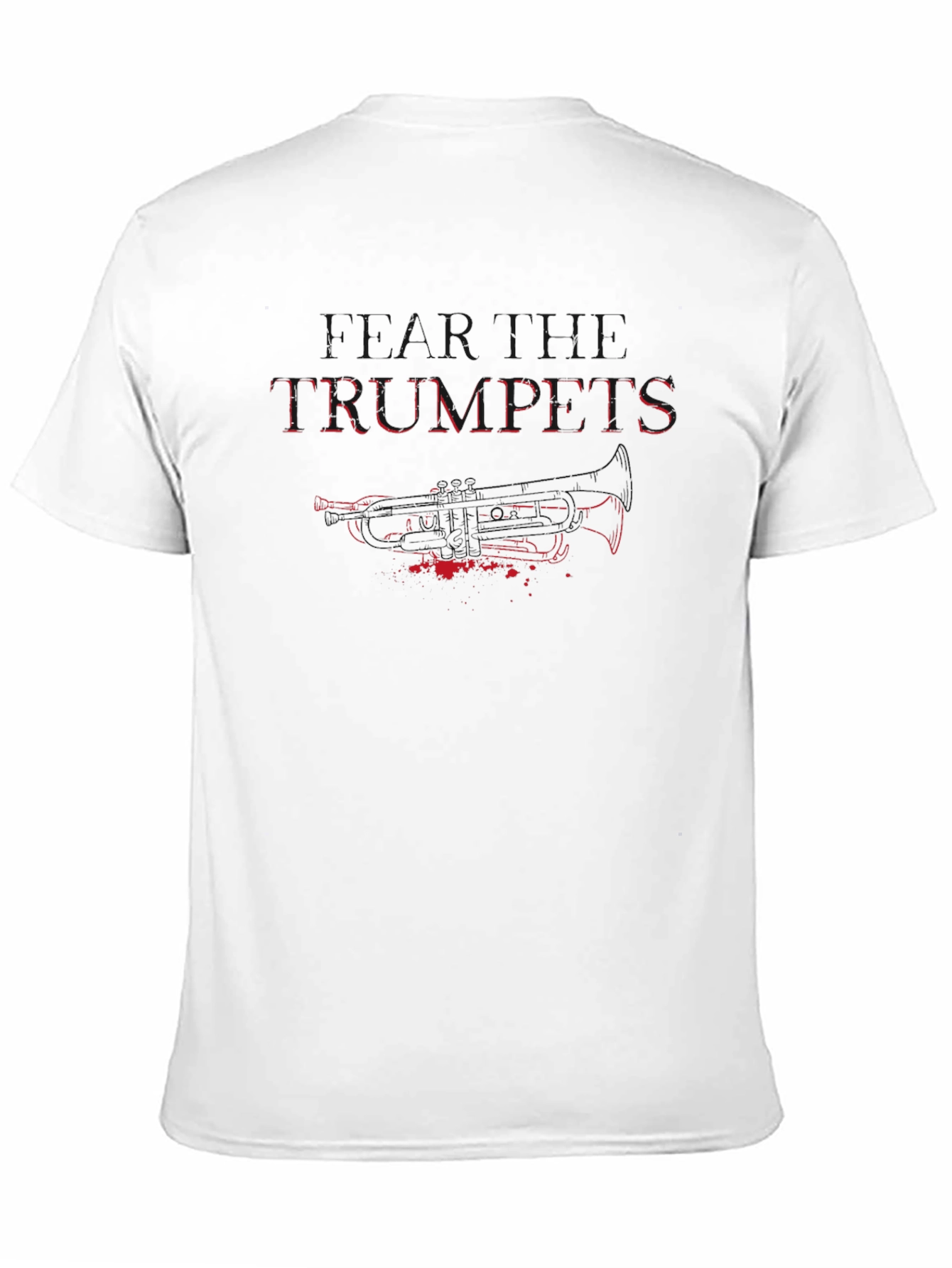 Trumpets Horror T-Shirt - Musical Instrument Tee