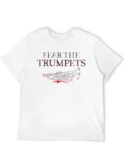 Trumpets Horror T-Shirt - Musical Instrument Tee