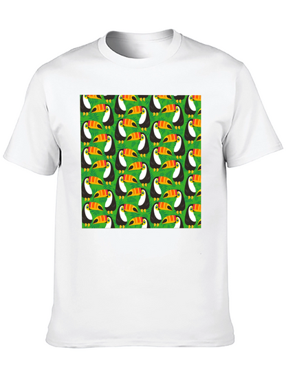 Fun Toucan Pattern T-Shirt