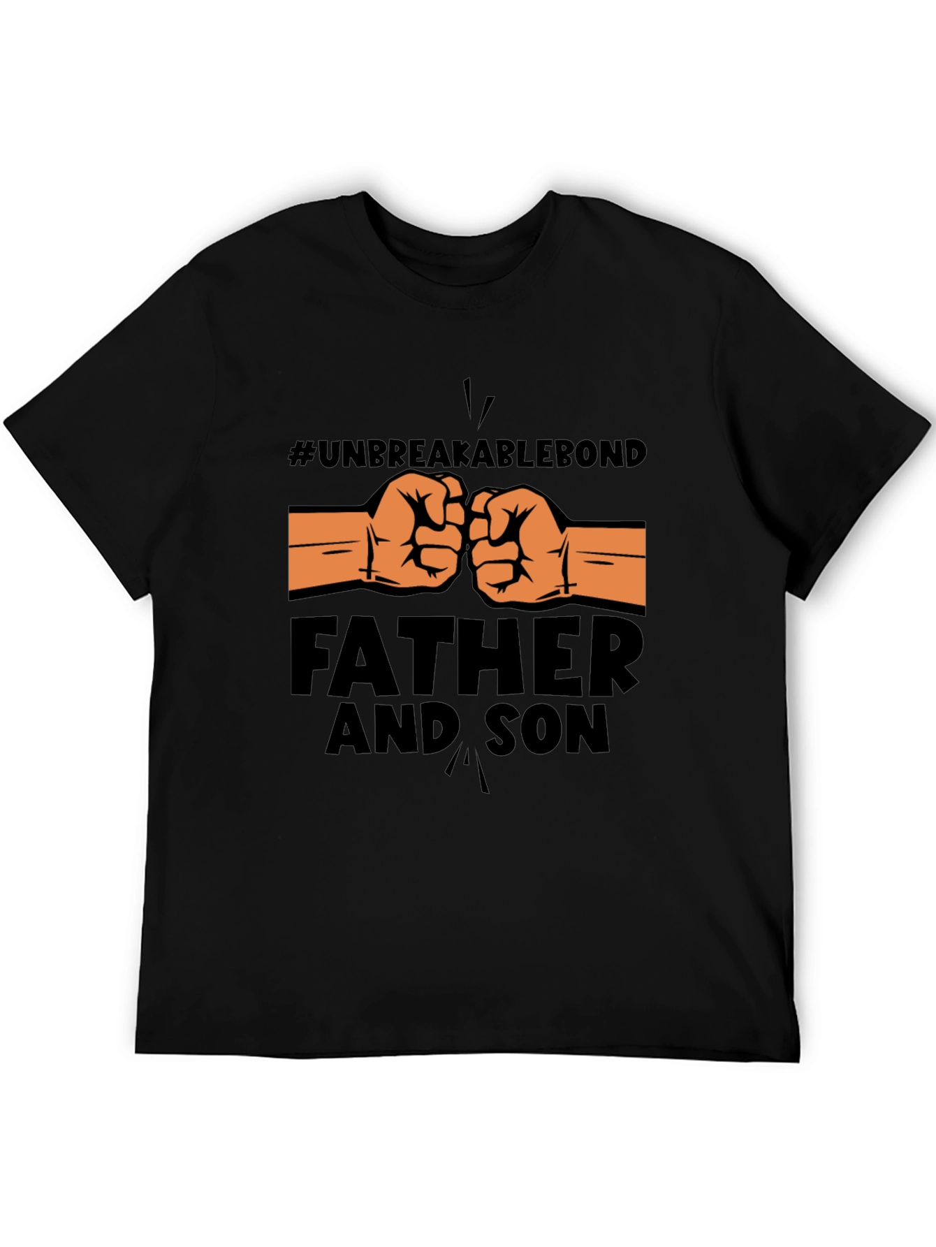 Unbreakable Bond Father & Son Black T-Shirt
