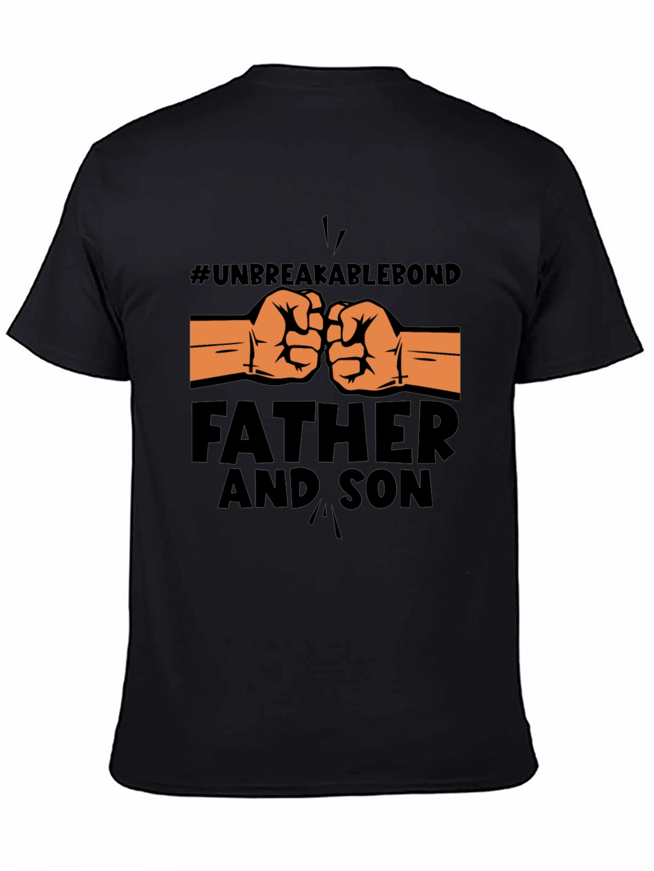 Unbreakable Bond Father & Son Black T-Shirt