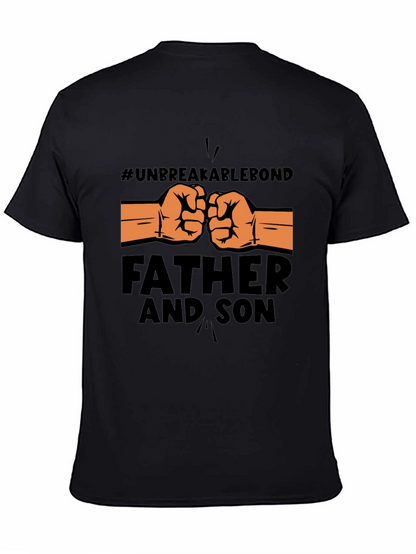 Unbreakable Bond Father & Son Black T-Shirt