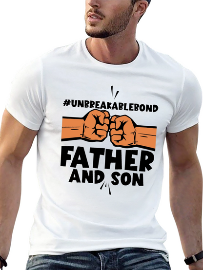 Unbreakable Bond Father & Son Black T-Shirt