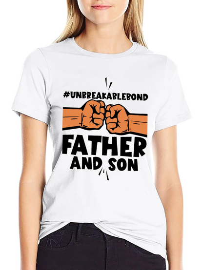 Unbreakable Bond Father & Son Black T-Shirt