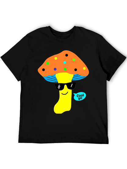 Cool Mushroom Graphic T-Shirt