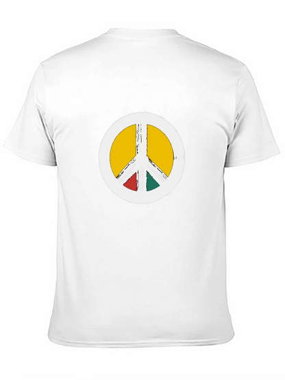 Peace Sign Graphic Tee - Black