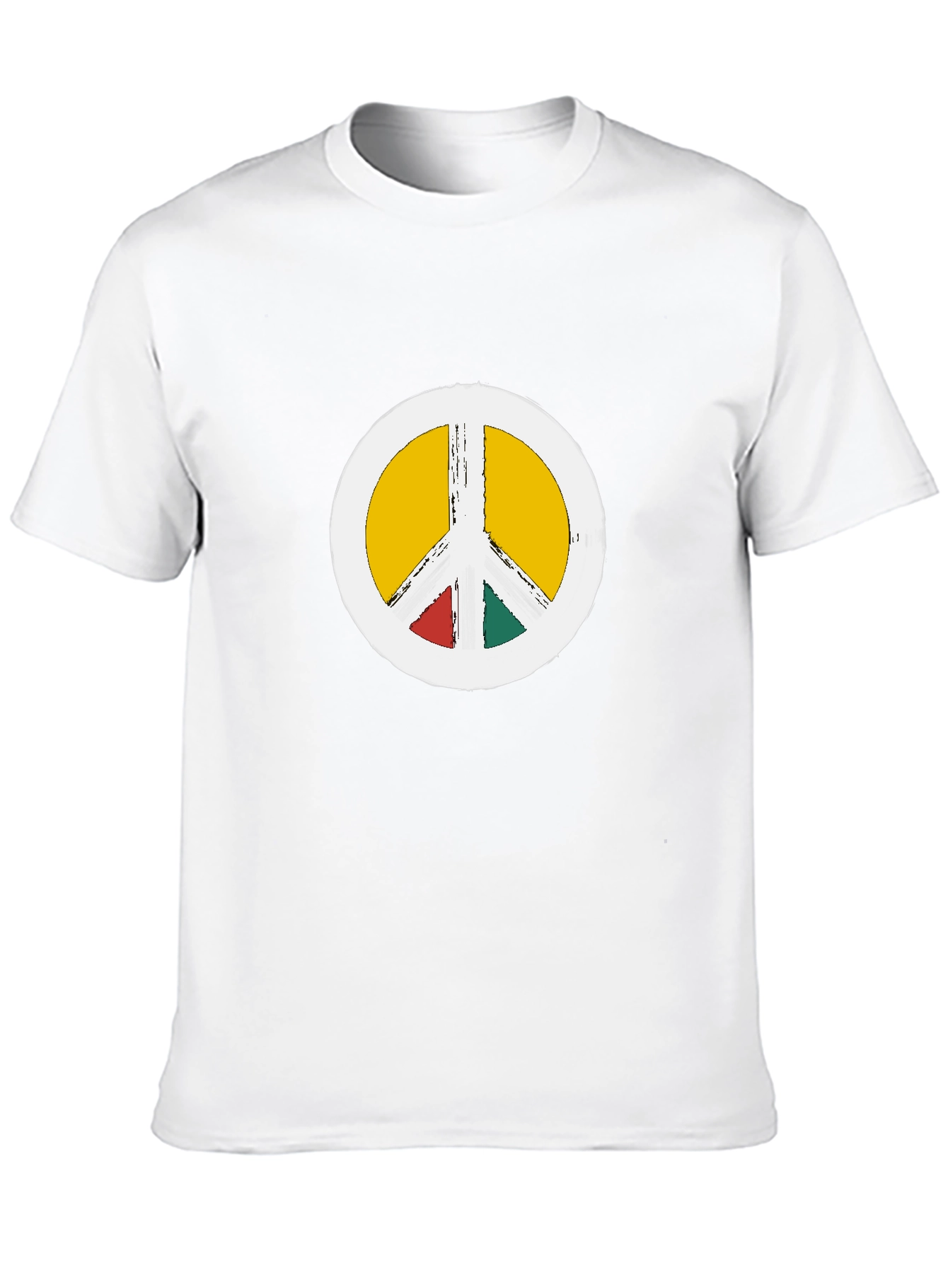 Peace Sign Graphic Tee - Black