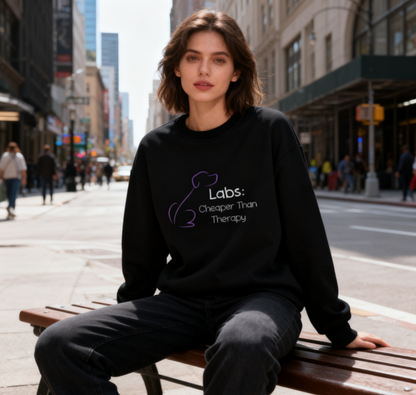 Witty Lab Quote Minimalist Crewneck Sweatshirt