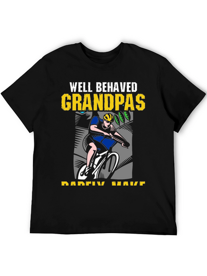 Well Behaved Grandpas Cyclist Graphic Tee