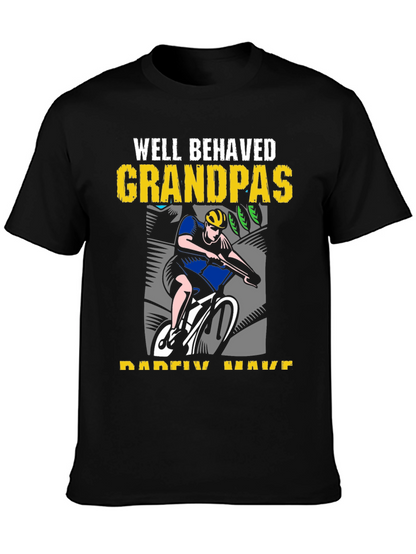 Well Behaved Grandpas Cyclist Graphic Tee