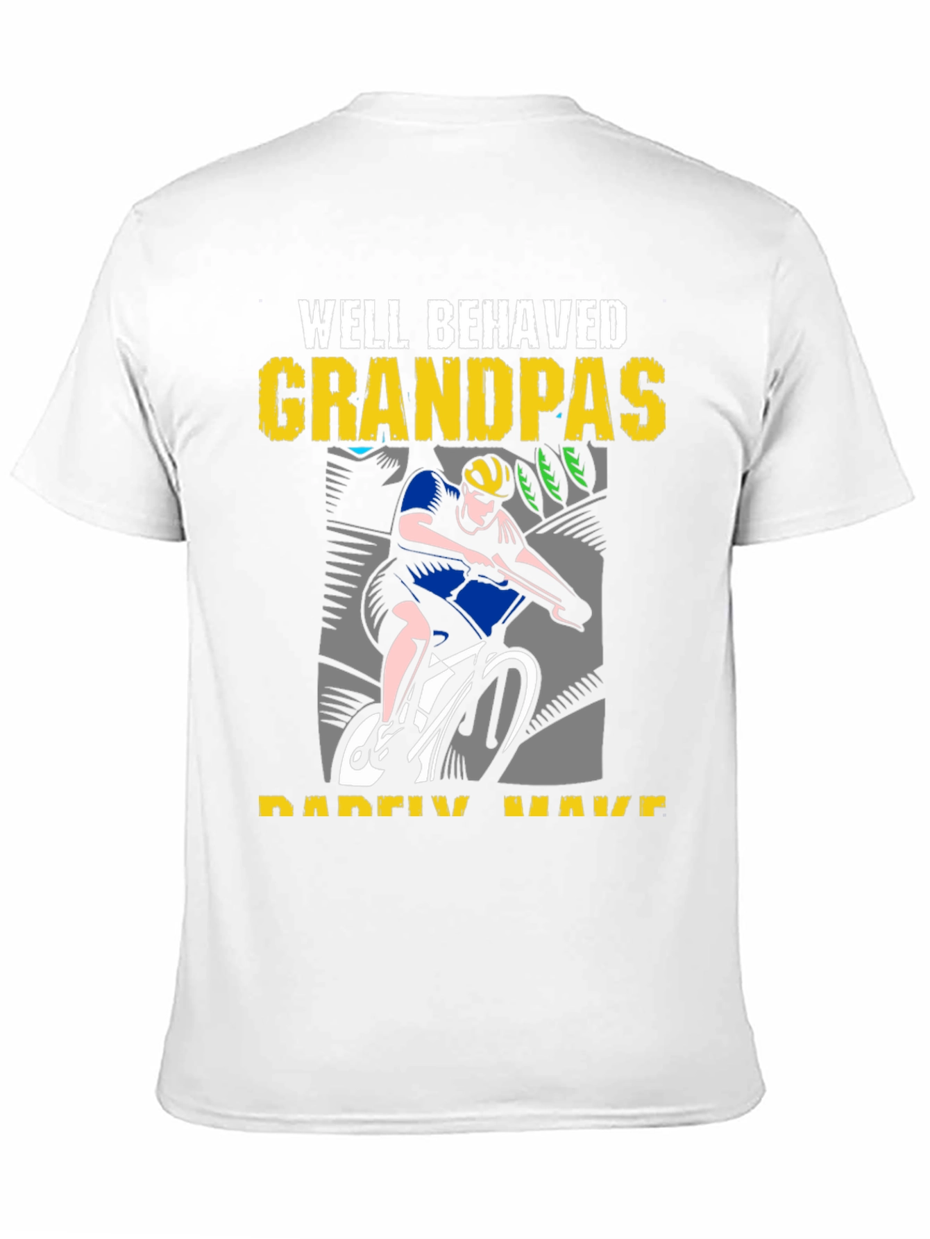 Well Behaved Grandpas Cyclist Graphic Tee