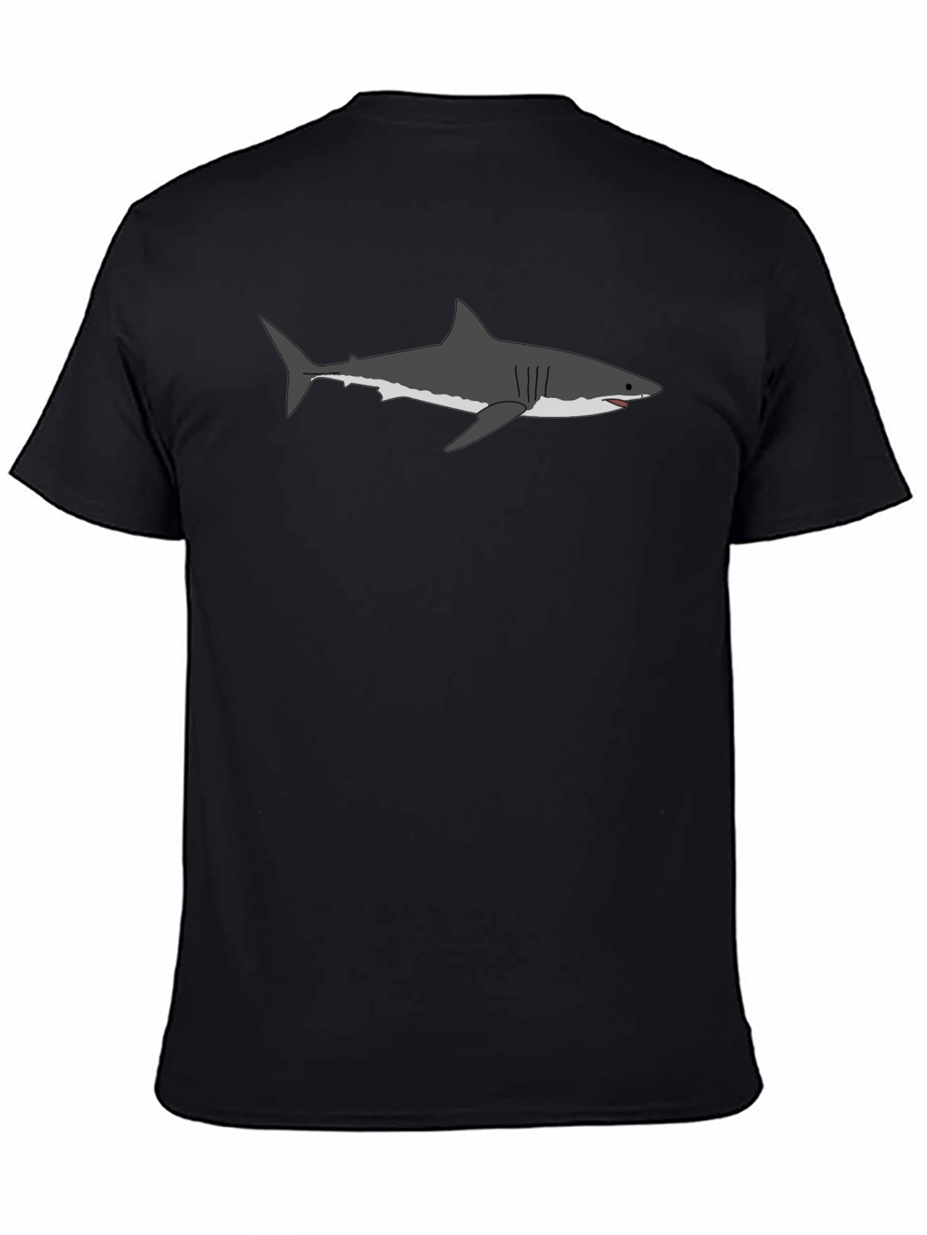 Shark Graphic T-Shirt - Mens Black Tee